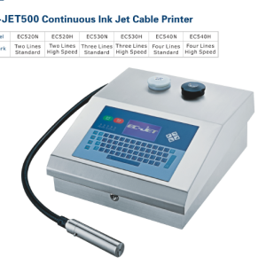 EC-JET500 Continuous Inkjet cable Printer