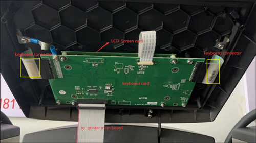 Videojet 1000 series printer keyboard keypad membrane