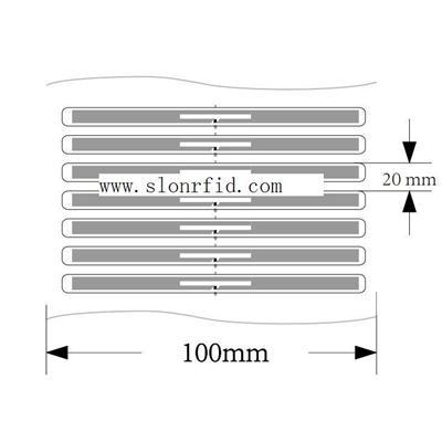860 ~ 960MHz livre Tag RFID pour la gestion Bibliothèque Smart Tags (SR3020)