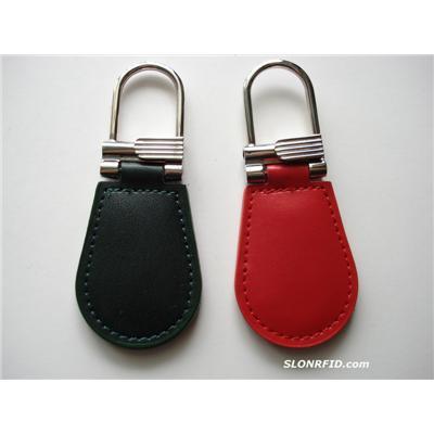 Leather LF RFID Keychain