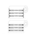 UHF RFID Impinj E51 Pegatina Etiquetas, 860 ~ 960MHz RFID etiqueta