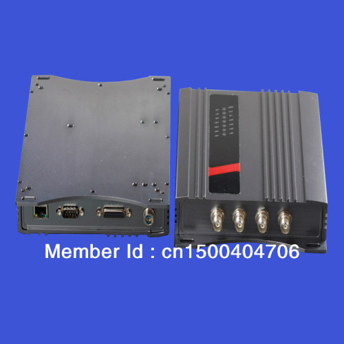 UHF RFID Fixed Reader, Multiple antenna UHF reader, UHF RFID reader RJ45 interface, Triggers the UHF RFID reader