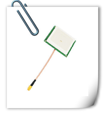4dbi UHF RFID Ceramic Antenna with SMA Connecter for Building in UHF RFID Short Reading Range Reader