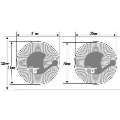 ВЧ 13,56 RFID наклейки Теги S50 FM1108 Чип RFID-тегов