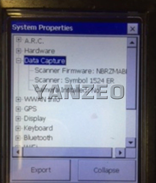 XT15 For Zebra Psion Teklogix 7545MBW omnii Win CE6, wifi, lorax 1D 1524ER scanner