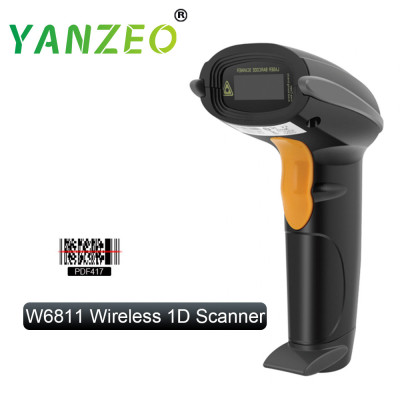 Yanzeo W6811 Wireless 2.4G Handheld USB 1D Laser BarCode Scanner Logistics Reader