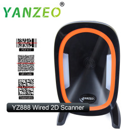 Yanzeo YZ888 20 lines High Speed Omni-directional USB RS232 2D Photo Barcode scanner
