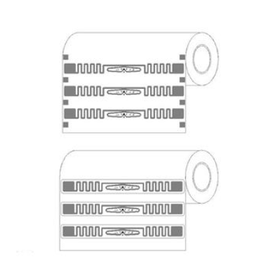 УВЧ Impinj E51 RFID наклейки Теги, 860 ~ 960 МГц RFID-тегов