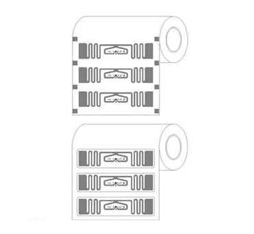 860 ~ 960MHz RFID наклейки Теги, УВЧ Impinj E52 наклейки тегов
