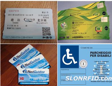 Billet RFID papier ST-210
