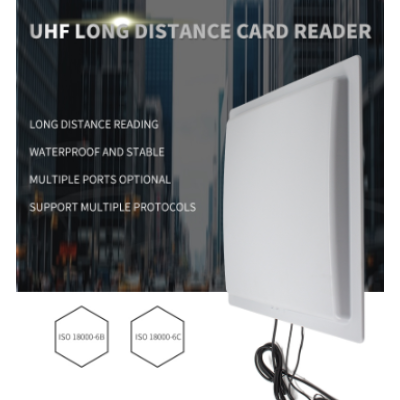 YANZEO UHF RFID Reader Writer R1612 12DBI High Speed 0-35M Long Range Integrated RS485 RS232 USB
