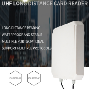R169 9DBI 10M Long Range Integrated UHF RFID Reader Writer RS485 RS232 USB Waterproof 865～928MHz