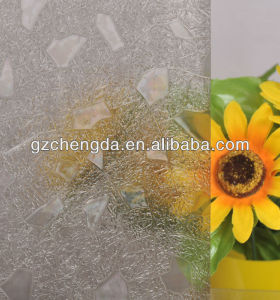 3d 2013 quente vender janela decorativa vidro eletrostática filme