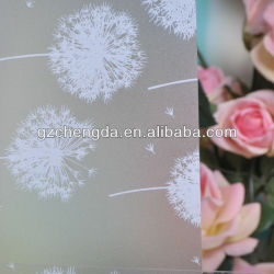 película de vidro decorativo