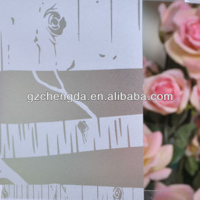película de vidro decorativo