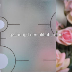 película de vidro decorativo