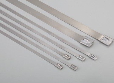 Ball Lock Stainless Steel Cable Ties 7.9mm Wide Band