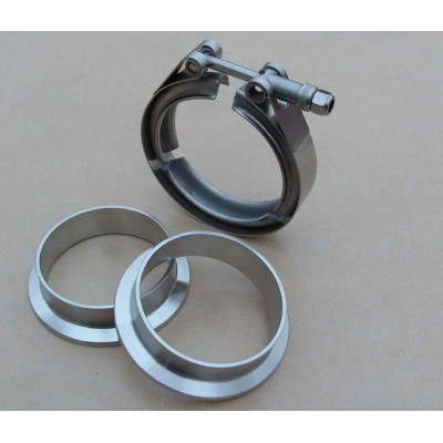 AISI 304 Stainless Steel V-Band Clamps & Flanges