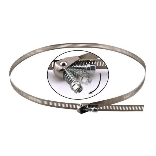 Quick Release Hose Clamp,1/2" Wide Band