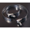 Stainless Steel Swivel Action Worm Drive Clamps