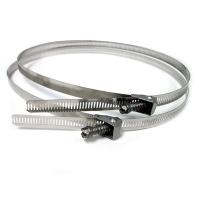 stainless steel pipe attachment bands for heat tracing cables