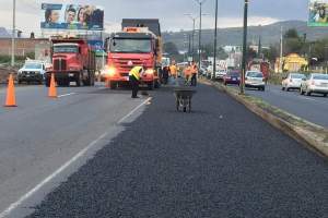 The 3rd year of IKOM chip sealer working in Mexico