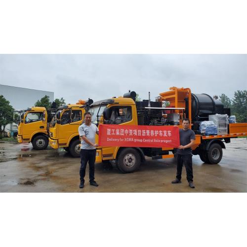 Как работает новый тип мобильного асфальтоукладочного завода?