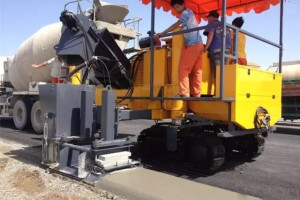 Performance characteristics SMC-5000 slip-form concrete paver