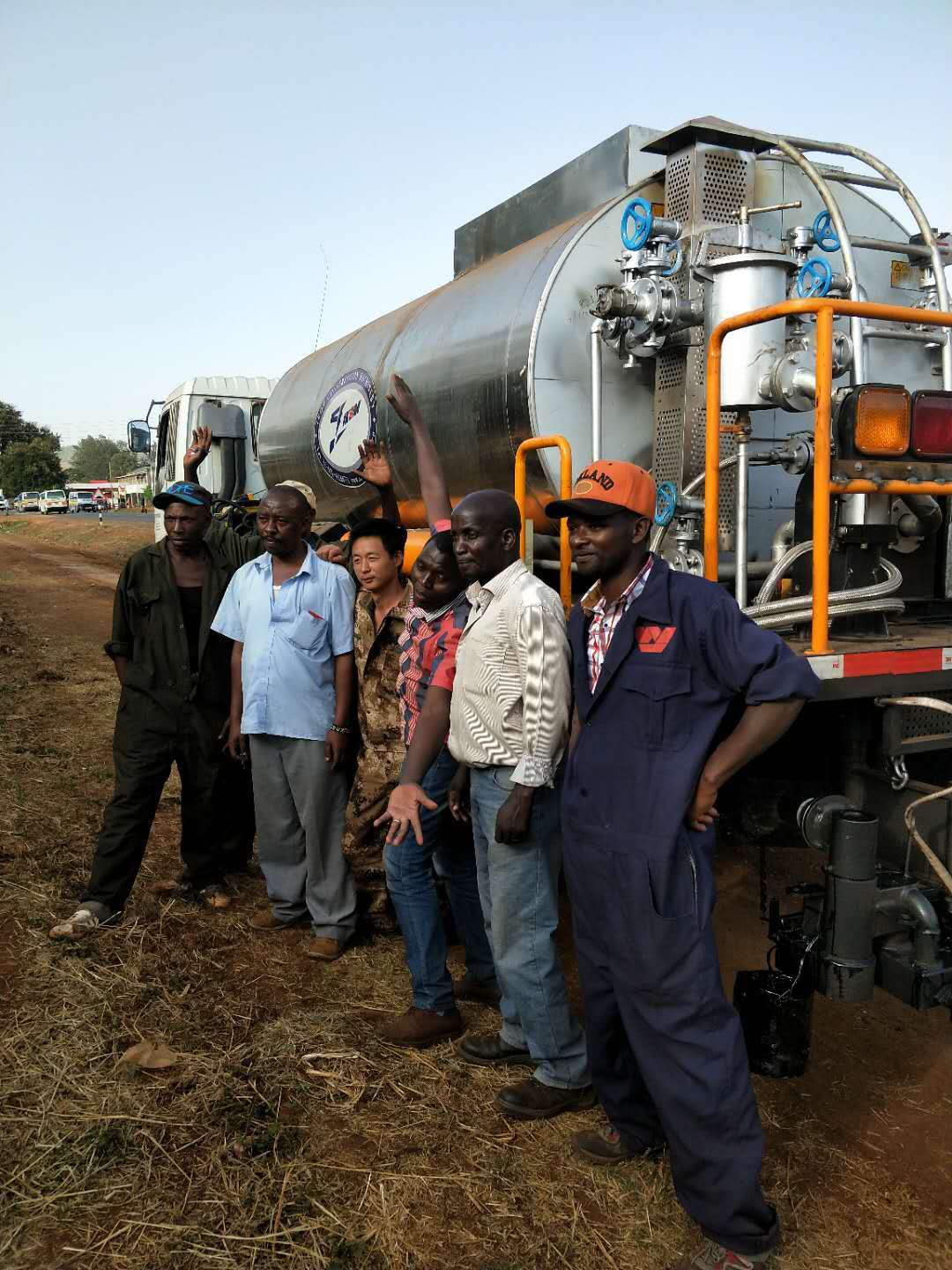 IKOM equipment working for Territorial Works in Kenya