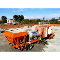 15T Mini Asphalt Plant | Integrated Asphalt Mixing Equipment | Twin-shaft Mixer + 4 Asphalt Tanks | 100kW Cummins Generator | Road Construction | Customization Services Available