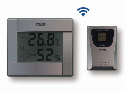 Wireless Thermometer and Hygrometer LCD  display data of the 3 transmitters for Plants
