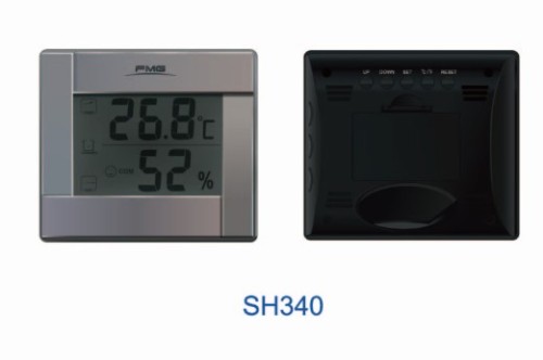 Wireless Thermometer Hygrometer with Three Remote Sensors for Restaurant，Pharmacy, Museum,Laboratory