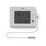 Thermometer Indoor and outdoor temperature humidity desktop thermometer LCD display external 3meters sensor