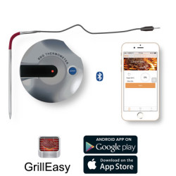 cooking thermometer/Round Shape Bluetooth Barbecue Thermometer App Mobile Operating Android & IOS