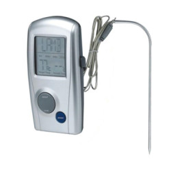 Digital BBQ meat thermometer wired connection with the probe for Oven Grill BBQ