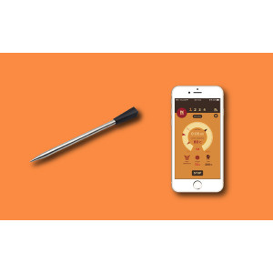 Smart Wireless Bluetooth BBQ Cooking meat Thermometer With Phone 'Grill ProbE' App