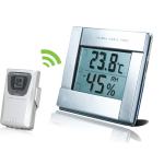 Wireless Thermometer Hygrometer with Three Remote Sensors for Restaurant，Pharmacy, Museum,Laboratory