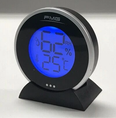 Temperature and Humidity Recorder Panel with Clock for Pharmaceutical factory，museum，Jewelry box