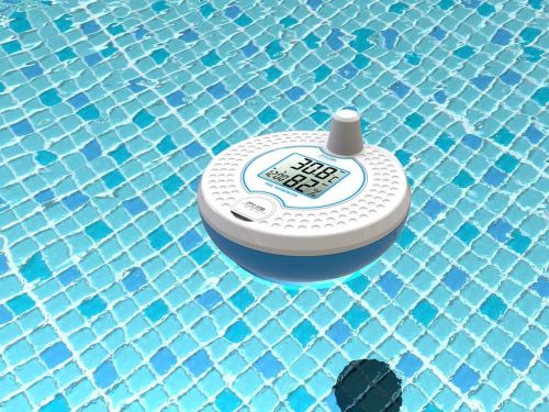 测量鱼缸水池浴缸浴室泳池水温温度计电子数字显示密封防水浮于水面