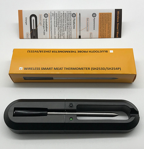 Bluetooth Meat Thermometer,Food Thermometer for Oven, Grill, Smoker, BBQ, Rotisserie, Deep Frying,Barbecue