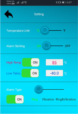 Bluetooth Armpit Thermometer