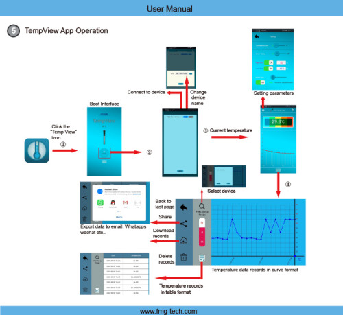 Plug-in thermometer