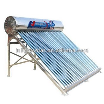 統合された加圧されていない太陽熱給湯器