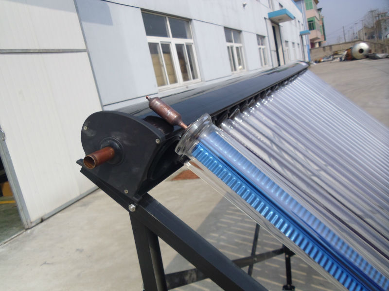 metallic seal heat pipe vaccum tube solar collector