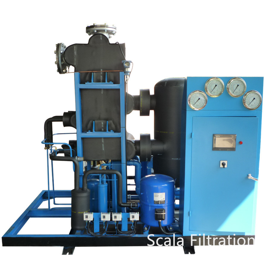 watercooled refrigeration compressed air dryer with high efficiency