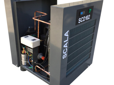 SCD Series refrigerated compressed air dryers exported to European market