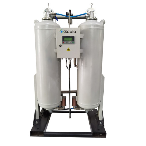 heatless desiccant compressed air dryer | with dew point control |