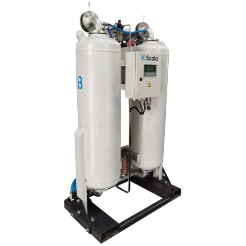 heatless desiccant compressed air dryer | with dew point control |