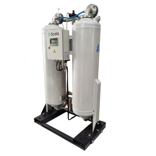 heatless desiccant compressed air dryer | with dew point control |