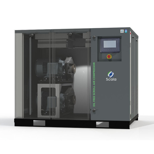 5/10/15/20hp 3.7/7.5/11/15kw Permanent Magnet Oil Free Scroll Air Compresor Intelligent Control Unit 8 Barg 10 Barg